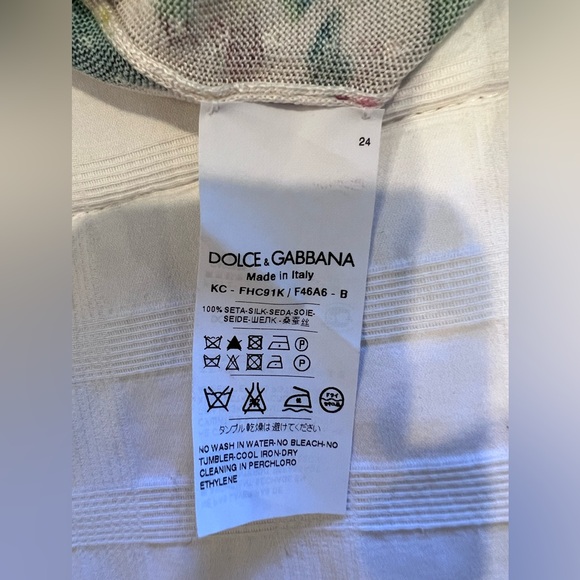 Dolce & Gabbana Silk Cardigan Set with Tank - Picture 7 of 9